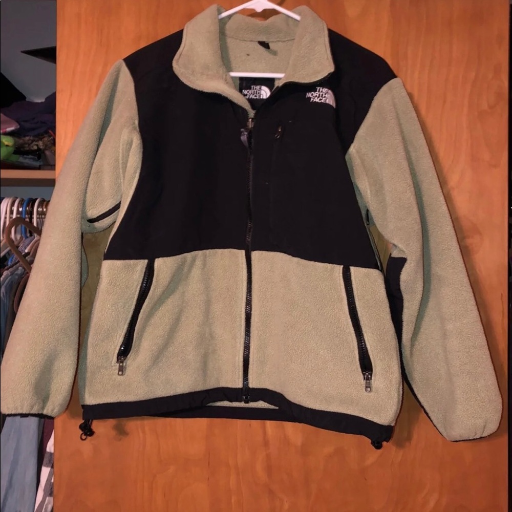Light green North Face jacket